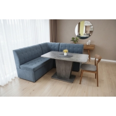 Диван угловой Премиум раскладной (EVA-32 темно-серый (велюр)), Перспективное, Наполнитель ППУ Диван угловой Премиум раскладной (EVA-32 темно-серый (велюр)), Перспективное, Наполнитель ППУ