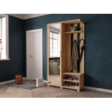 Прихожая Ларго-2 (ЛДСП Крафт золотой + ЛДСП Крафт золотой) Прихожая Ларго-2 (ЛДСП Крафт золотой + ЛДСП Крафт золотой)