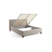 Кровать Лорен с подъемным механизмом, Микровелюр бежевый однотонный, Мелодия сна, 00027171 Кровать Лорен с подъемным механизмом, Микровелюр бежевый однотонный, Мелодия сна, 00027171