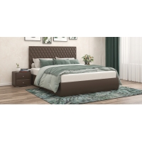 Кровать Стелла с подъемным механизмом, Микровелюр корица, Мелодия сна, 00055067 Кровать Стелла с подъемным механизмом, Микровелюр корица, Мелодия сна, 00055067