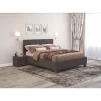 Кровать Оливия с подъемным механизмом, Микровелюр корица, Мелодия сна, 00054903 Кровать Оливия с подъемным механизмом, Микровелюр корица, Мелодия сна, 00054903