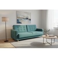 Диван Торонто (RS-29 бирюзовый (велюр)), УД-М, Наполнитель НПБ Диван Торонто (RS-29 бирюзовый (велюр)), УД-М, Наполнитель НПБ