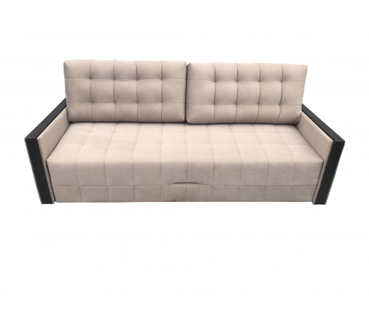 Диван Аргус с узкими подлокотниками с багетом стежка квадрат (Диван Аргус с узкими подлокотниками с багетом стежка квадрат (EL-24B светло-коричневый (велюр) + EL-24B светло-коричневый (велюр) + EL-24B светло-кори), УД-М, Наполнитель НПБ