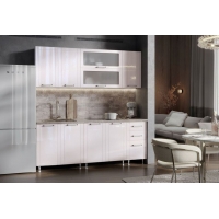 Кухня Валенсия 2,0 м, ЛДСП Белый, УД-К, 00049530 Кухня Валенсия 2,0 м, ЛДСП Белый, УД-К, 00049530