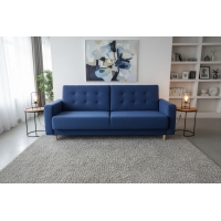 Диван Торонто (RS-30 синий (велюр)), УД-М, Наполнитель НПБ