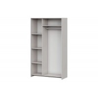 Спальный гарнитур МСП 1 Шкаф  3-створчатый  с двумя зеркалами, ЛДСП Ясень анкор светлый, ЛДСП Ясень анкор светлый, ИП Стеклянников В.М., 00031054