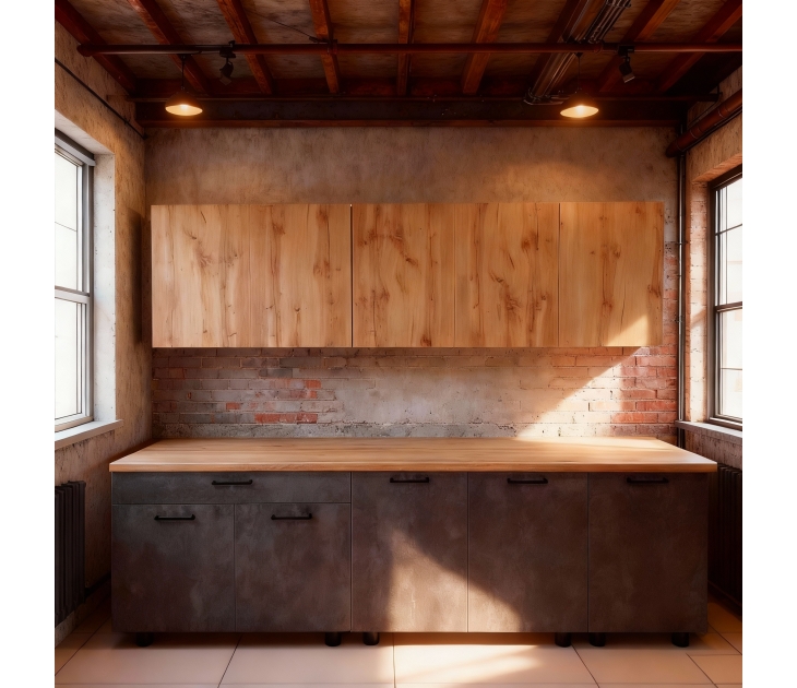 Кухня Прага NEW 2,0 м, ЛДСП Белый древесный, УД-К, 00050247