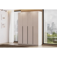 Лагос Шкаф 4-створчатый 1,6 м, ЛДСП Кашемир, ЛДСП Кашемир, УД-К, 00050317