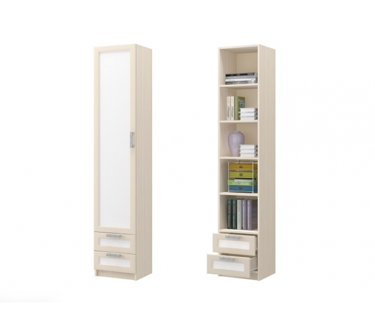 Детская Юниор-7 Пенал  ДЮ-06, ЛДСП Ясень шимо светлый, ЛДСП Белый, Регион58, 00007881