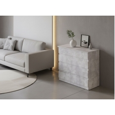 Комод Стандарт 7, ЛДСП Цемент светлый, ЛДСП Цемент светлый, УД-К, 00050721