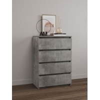 Комод Стандарт 7, ЛДСП Цемент светлый, ЛДСП Цемент светлый, УД-К, 00050721