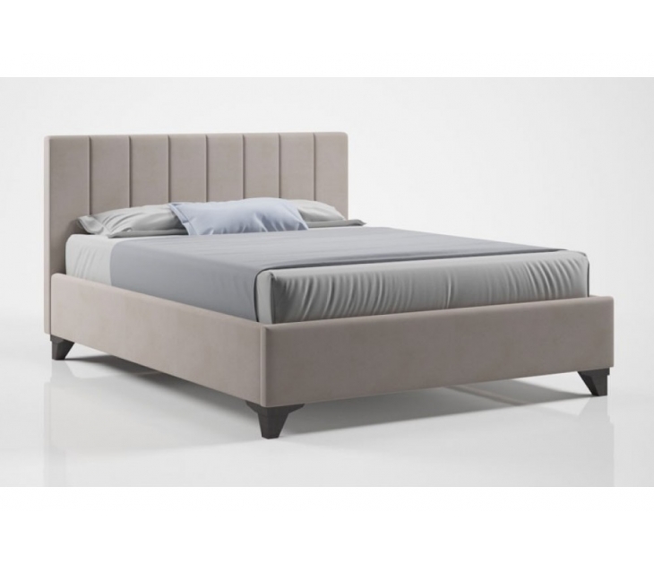 Кровать Оливия с подъемным механизмом, Микровелюр античный бежевый, Мелодия сна, 00054503