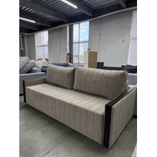 Диван Аргус с узкими подлокотниками с багетом стежка полосы (Велюр EVA-5 серо-бежевый), УД-М, Наполнитель НПБ Диван Аргус с узкими подлокотниками с багетом стежка полосы (Велюр EVA-5 серо-бежевый), УД-М, Наполнитель НПБ