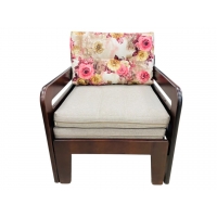 Кресло Форвард, Дерево орех, Рогожка Bahama ASH + Микровелюр Флора 1, Боринское, 00032588 Кресло Форвард, Дерево орех, Рогожка Bahama ASH + Микровелюр Флора 1, Боринское, 00032588