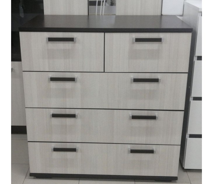 Комод Стандарт 5 NEW, ЛДСП Венге, ЛДСП Сосна лоредо, БТС, 00052286